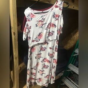 Nursing friendly dress